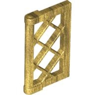 Lego mříž do okna 1x2x3, zlatá (4541873)